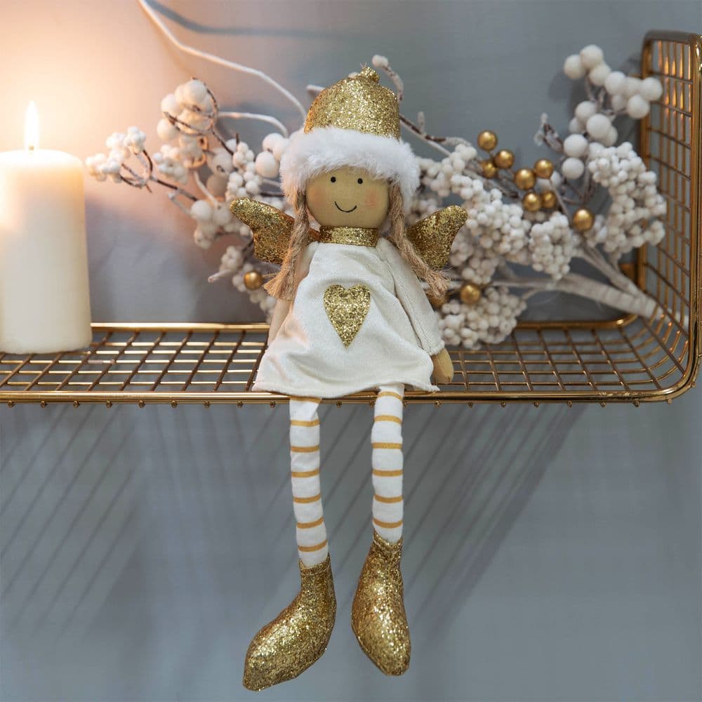 Figurines de Noël - renne doré