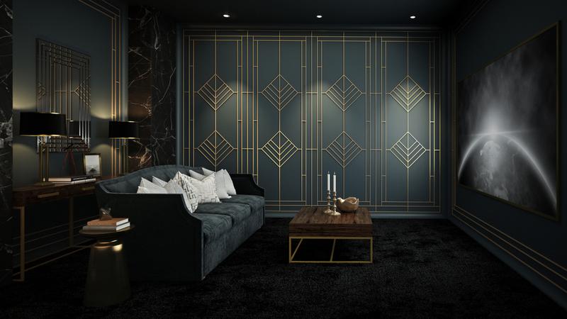 Is Art Deco design suitable in every room?