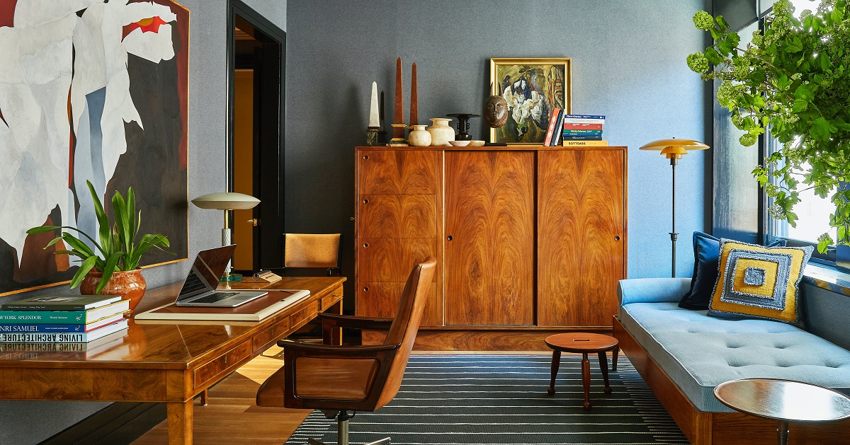 Art en bois de rose - bureau à domicile