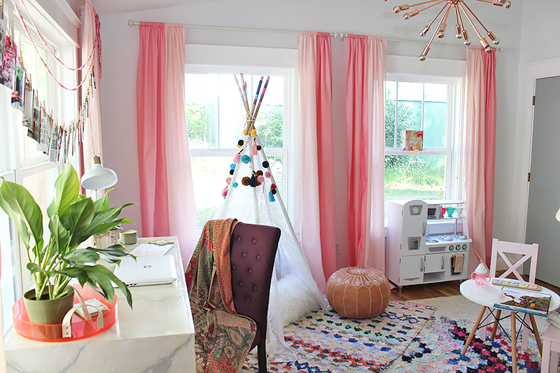 Boho style in the children's room - create an original interior