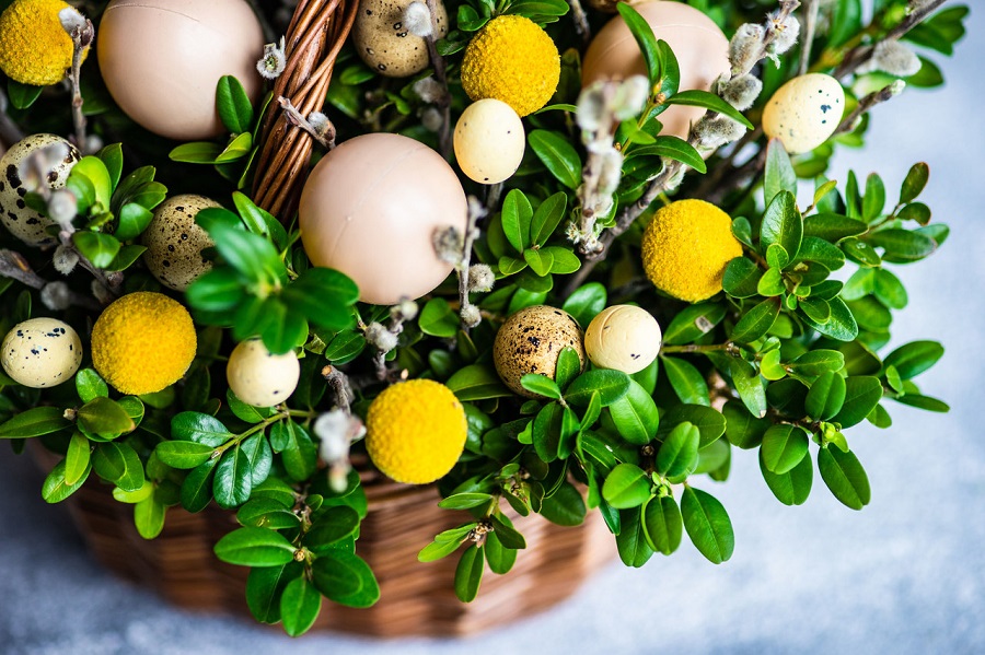 Simboli pasquali e decorazioni per la casa