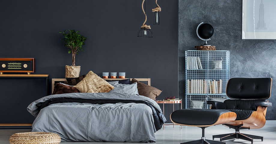 Charcoal in interior design? Yes, but...