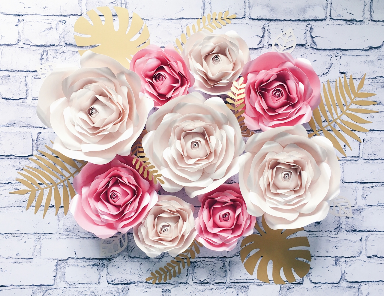  Decoraciones de papel DIY - flores