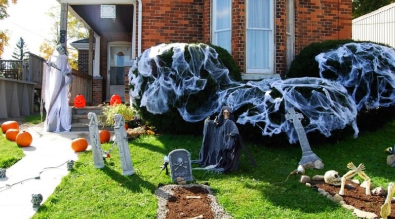 Cour d'Halloween - idées de décoration