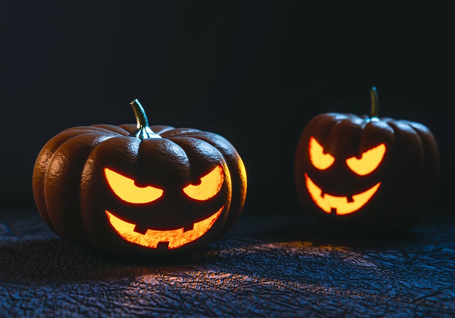 Disegni di zucca di Halloween - sorriso