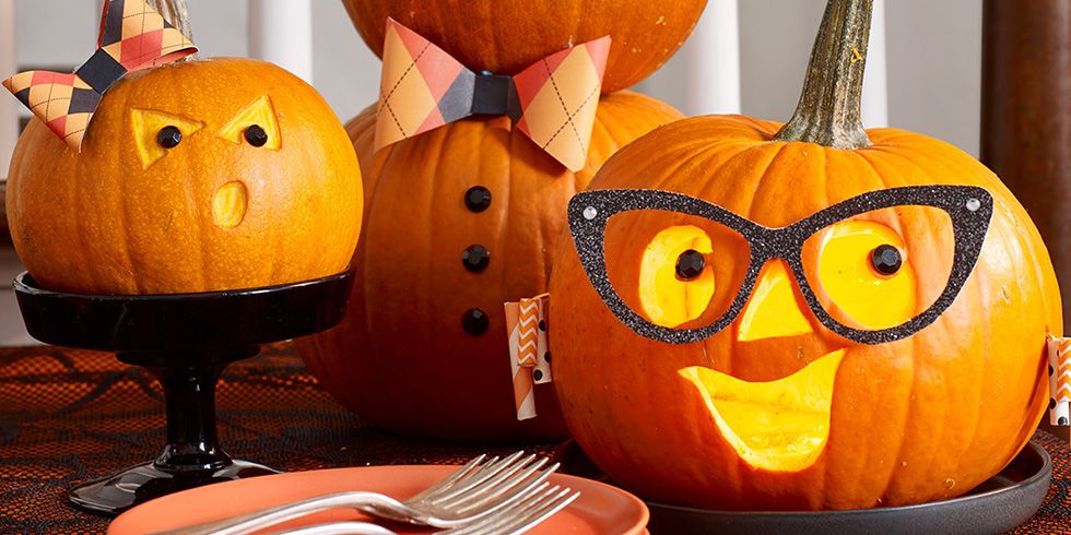 Gafas de calabaza de Halloween