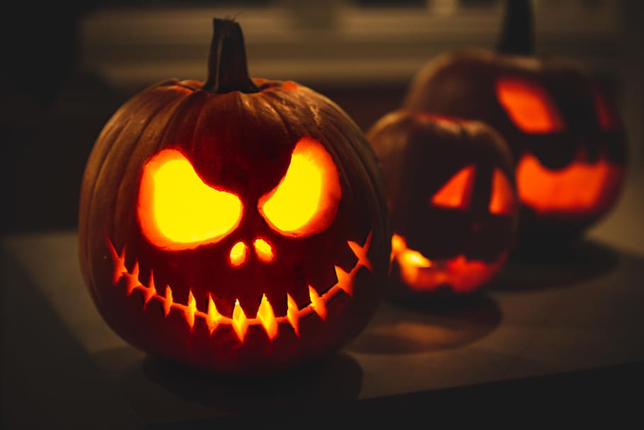 22 Ideas para Calabazas de Halloween - Patrones Terroríficas