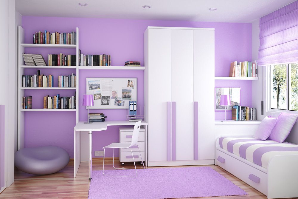 Habitación infantil Violeta