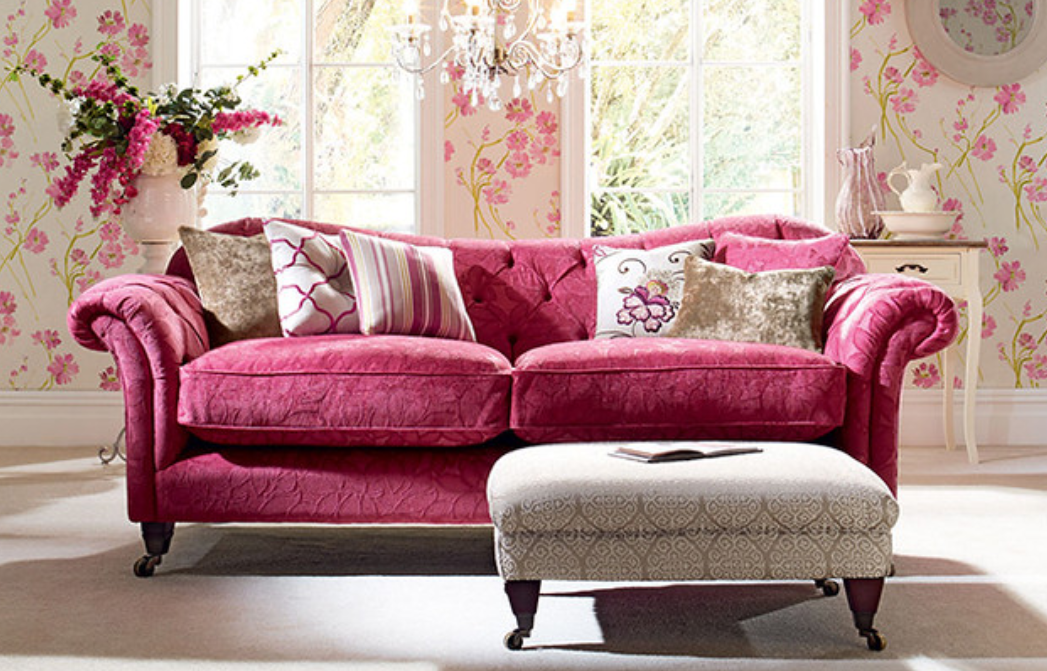 Fuchsia Sofa