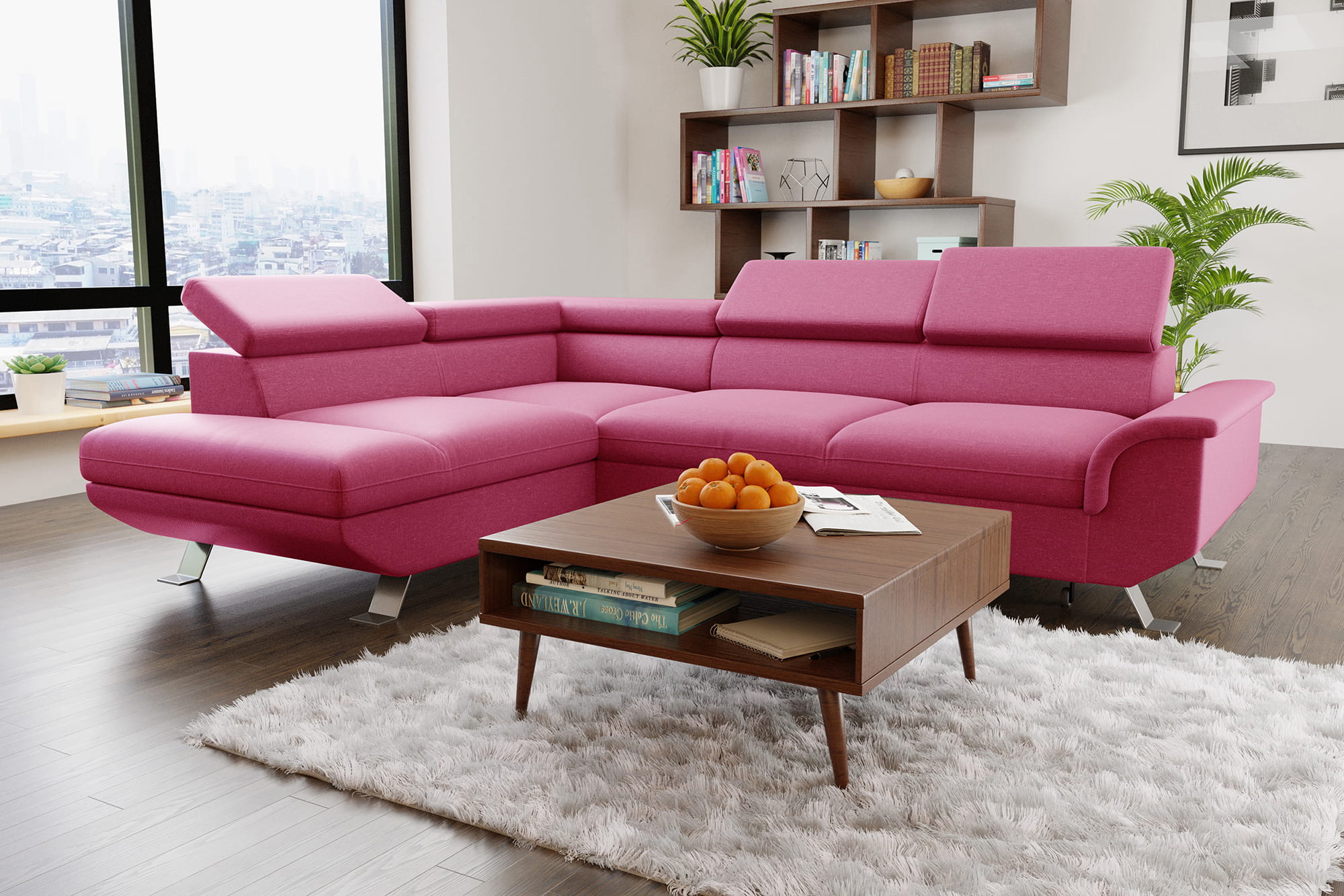 Fucsia - colore delle decorazioni per la casa