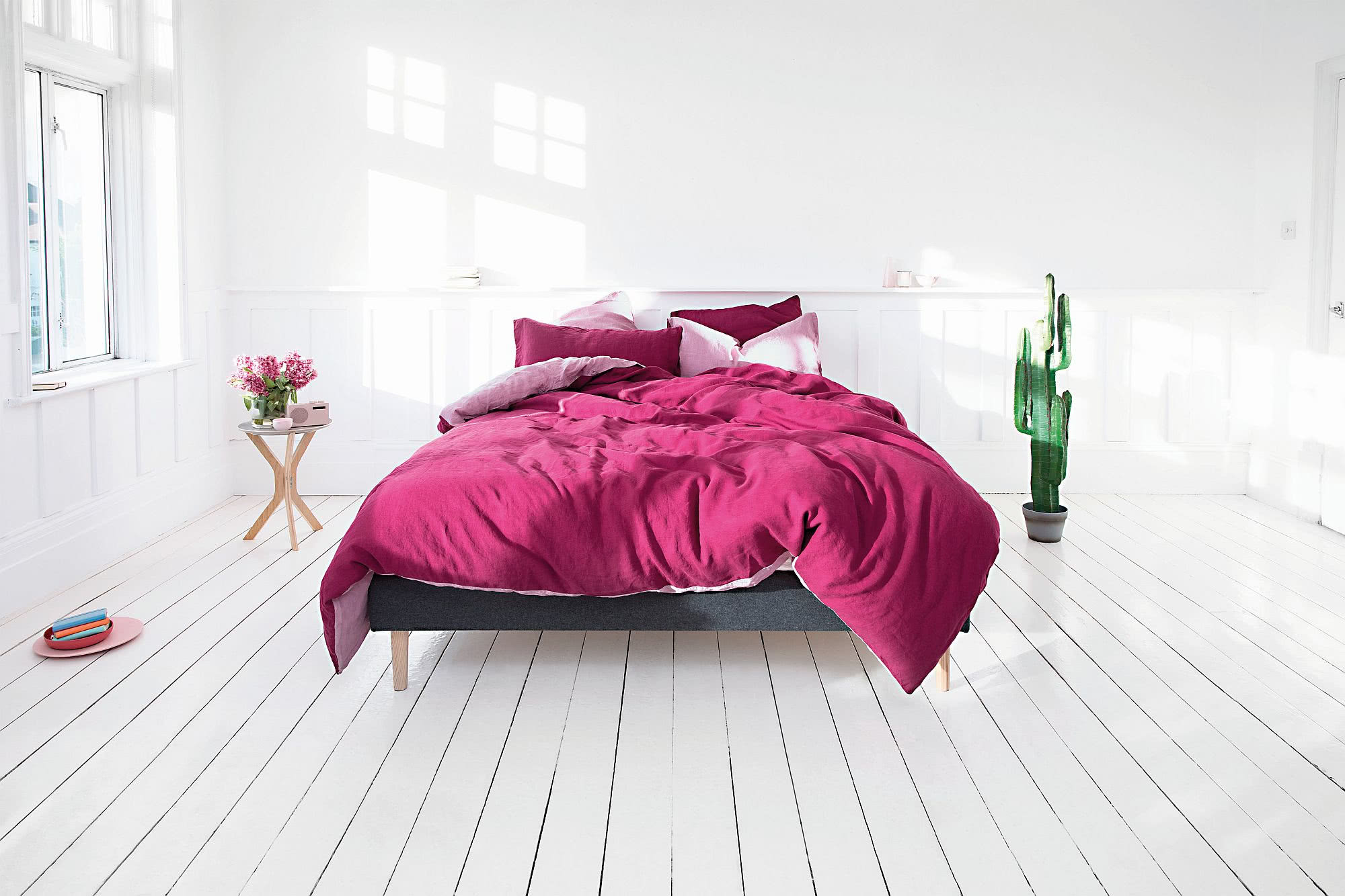 Ropa de cama fucsia