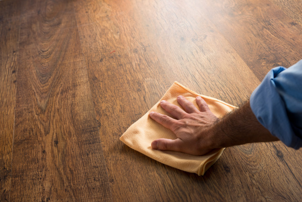 How to clean kitchen flooring boards?