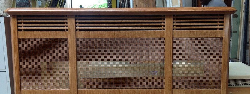 Cache-radiateur en bois