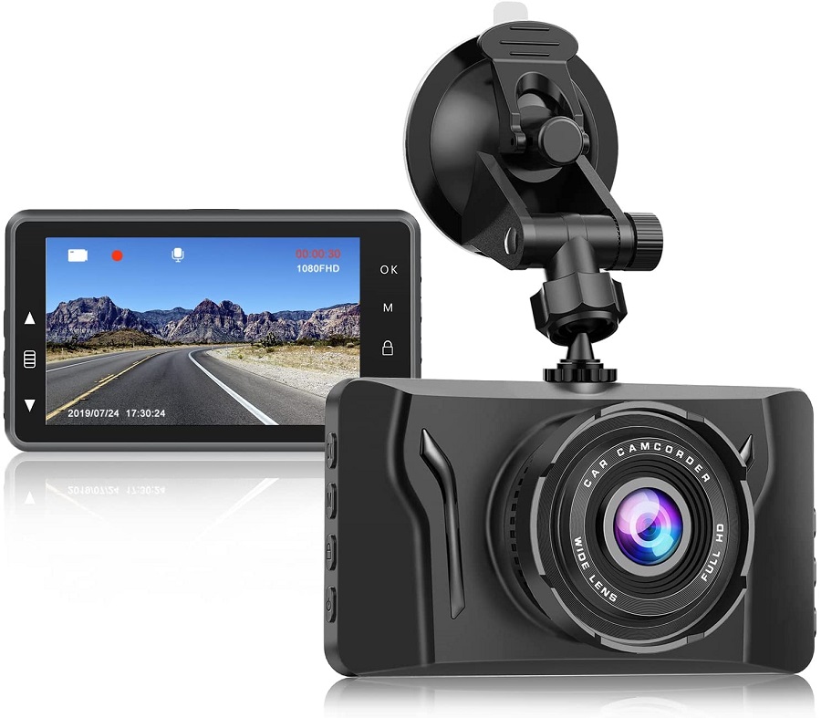 Une dash cam - une idée originale pour un cadeau de fête des pères