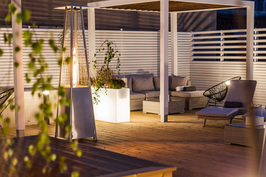 Luces clásicas para patios exteriores - mejoradas