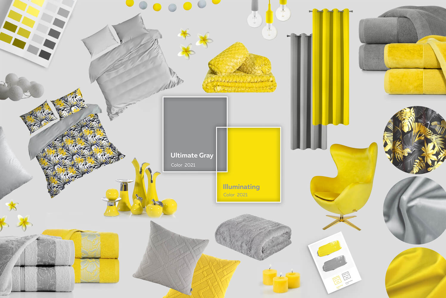 Colores de pared - inspiraciones Pantone - accesorios