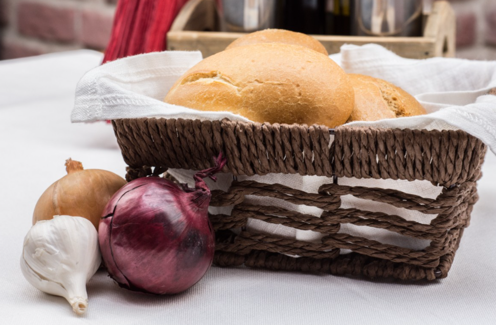 Cesta de cocina escandinava