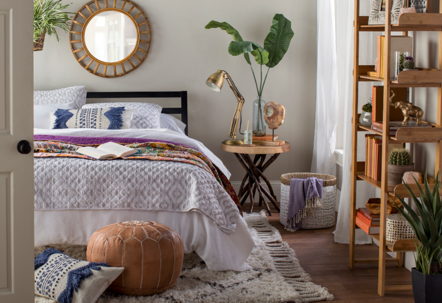 ¿La decoración del dormitorio boho es buena para cualquier interior?