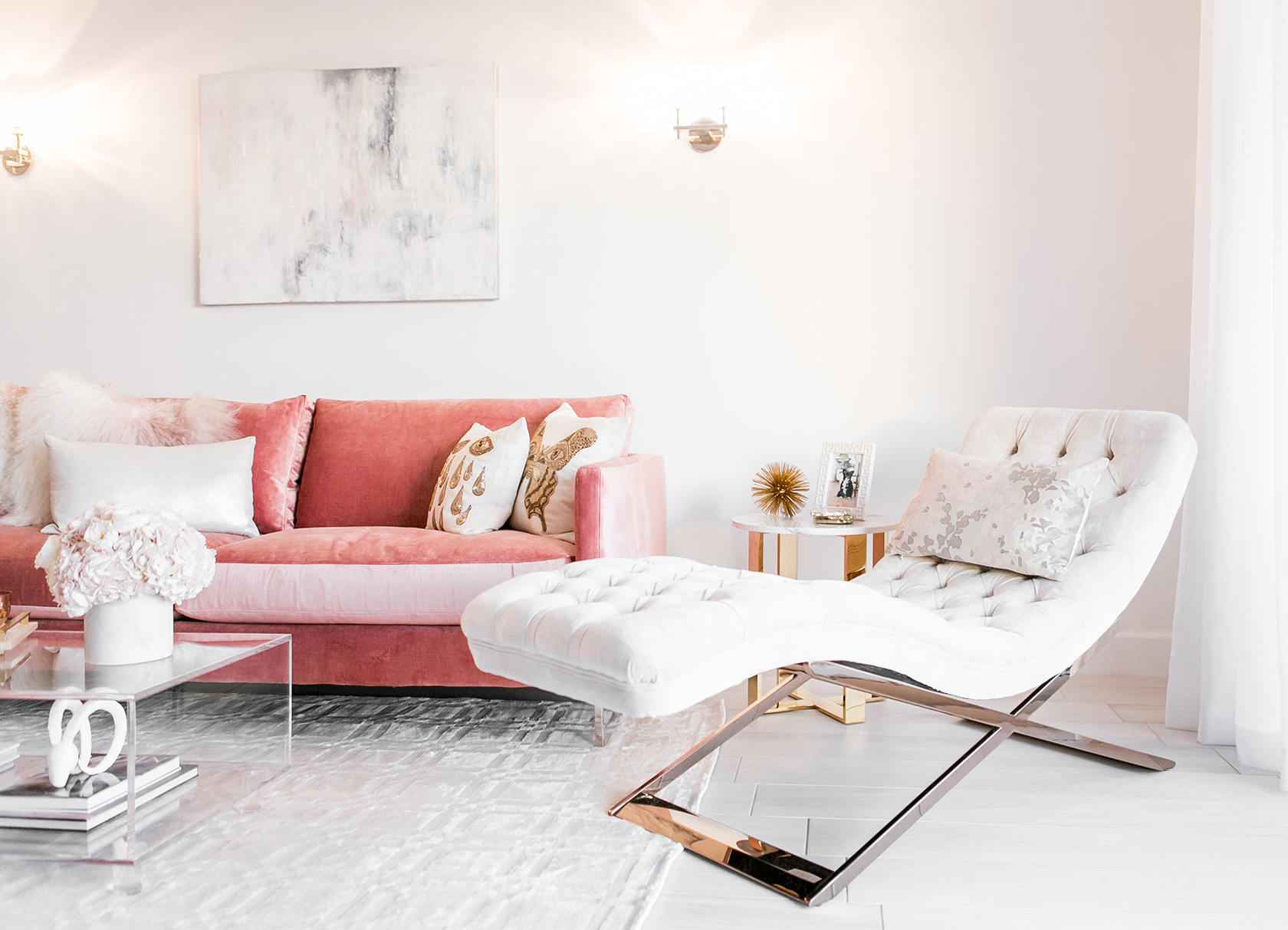 Comment concevoir un petit salon glamour ?