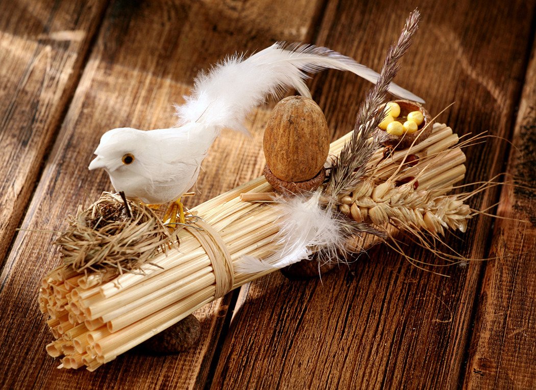 Centres de table de Pâques - nids d'oiseaux