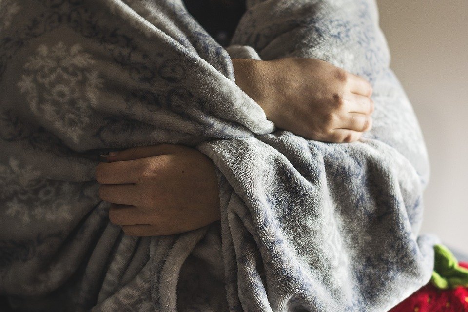 Una coperta - un caldo e grazioso regalo di Natale per la nonna