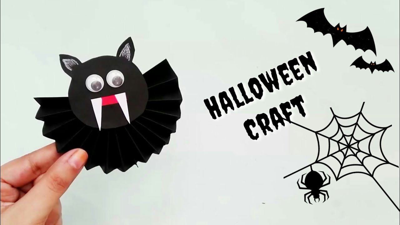 Artisanat pour Halloween - chauves-souris