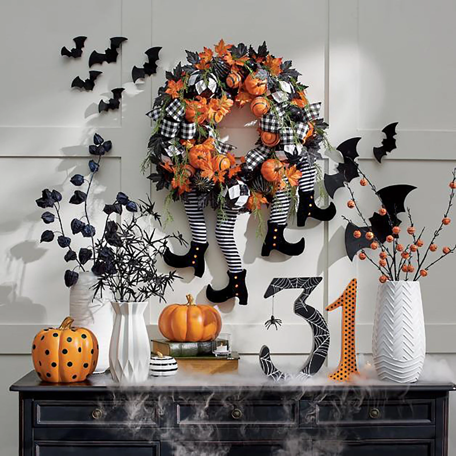 Couronnes sombres - décorations uniques pour Halloween