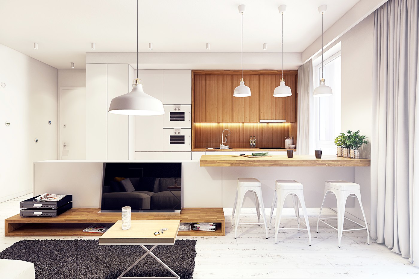 Cucine moderne con legno - una nuova versione del classico