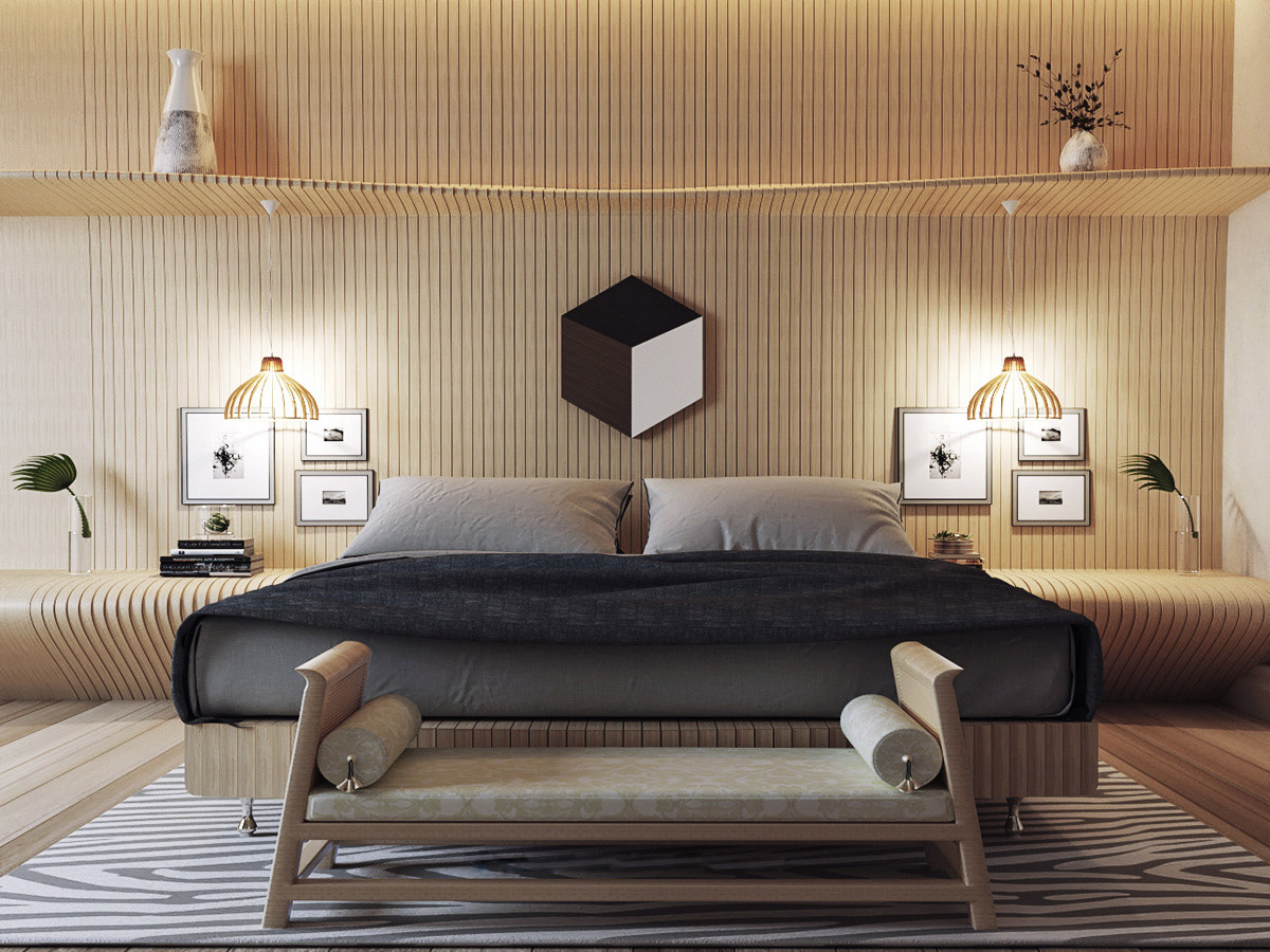 Designs di Camere da Letto Moderne - 3 Eccezionali Idee di Camere da Letto Moderne