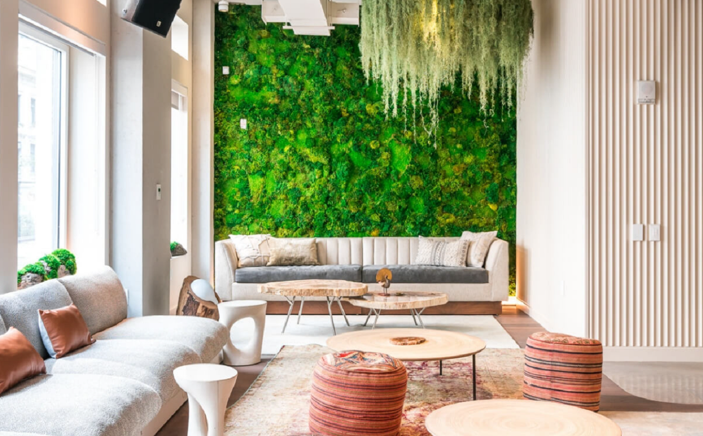 3 Vertical Garden Ideas - A Lovely Plant Wall in The Living Room