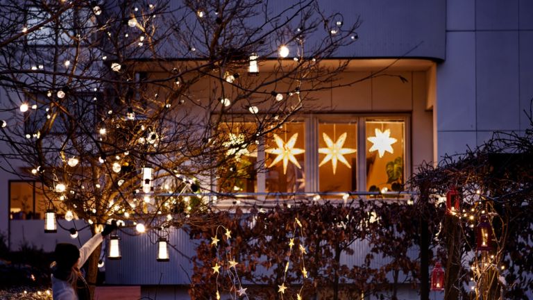 Décoration des fenêtres de Noël