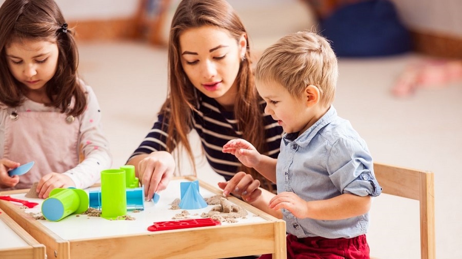 Sabbia cinetica - un regalo per un bambino