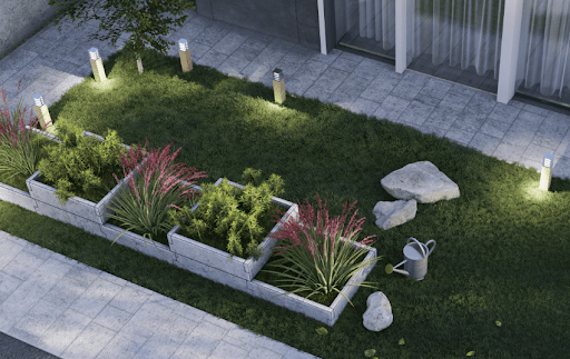 Garden design ideas raised flowerbeds