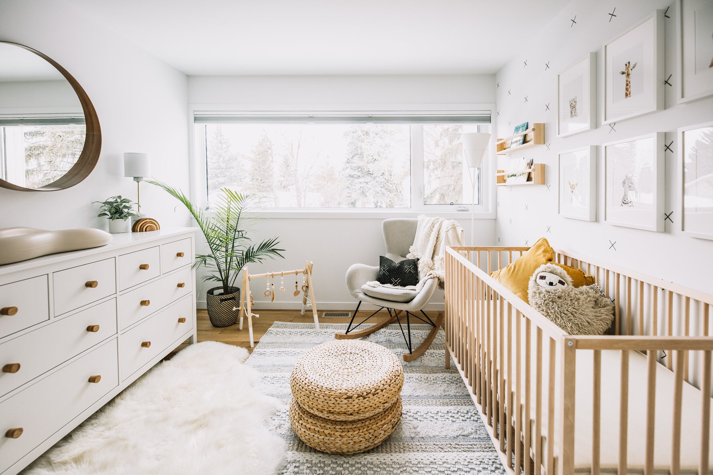 Décoration scandinave pour chambre de bébé