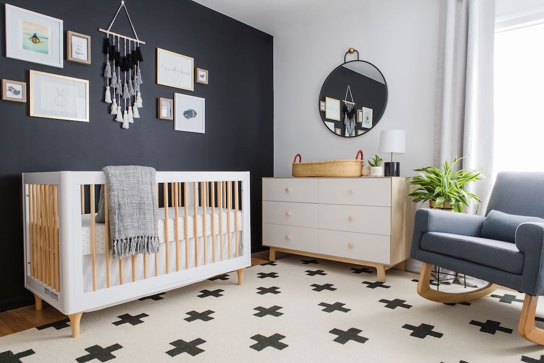 Chambre de bébé de style scandinave