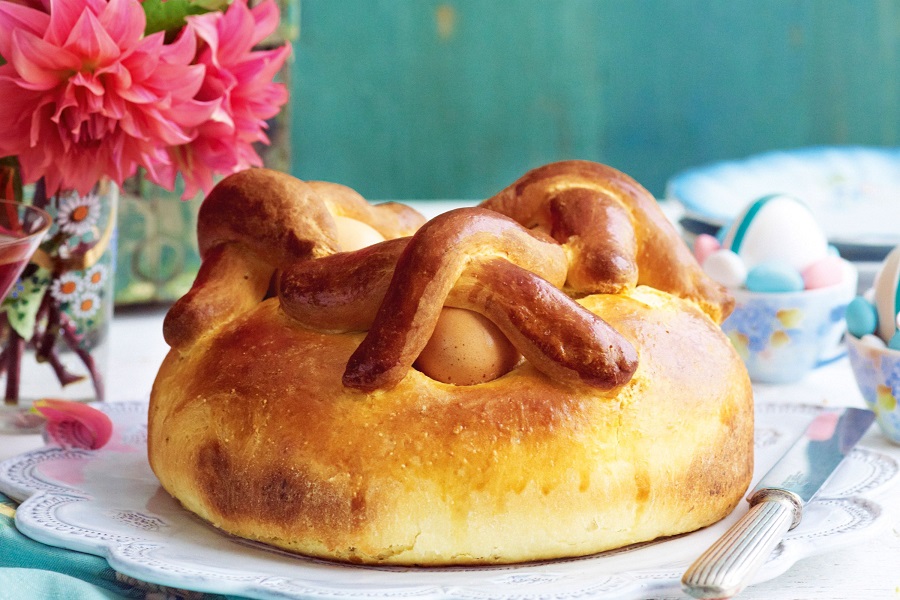 Idea per il brunch di Pasqua - pane portoghese con uova