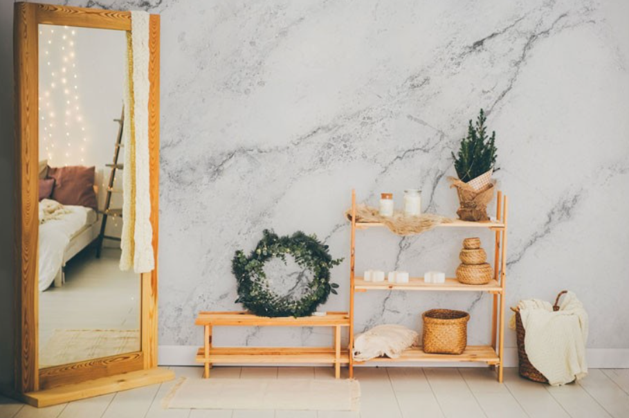 A boho style hallway - it's a perfect idea!