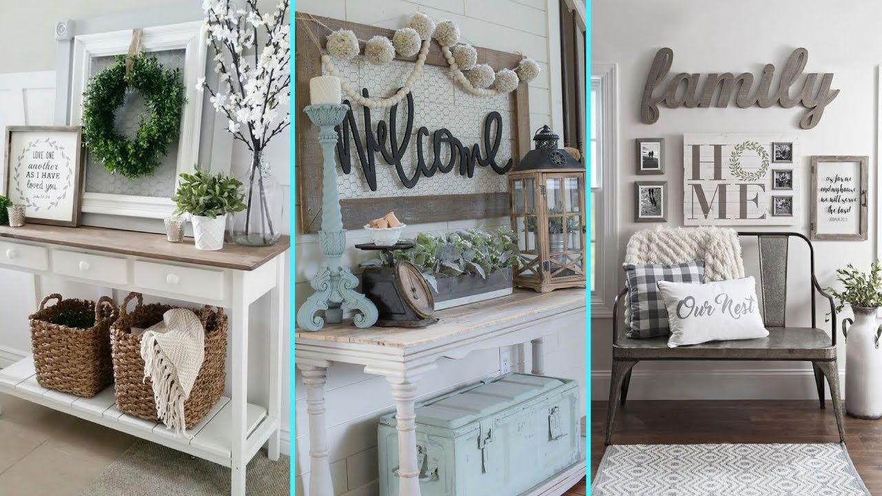 Aménagement d'un couloir d'appartement - inspiration shabby chic