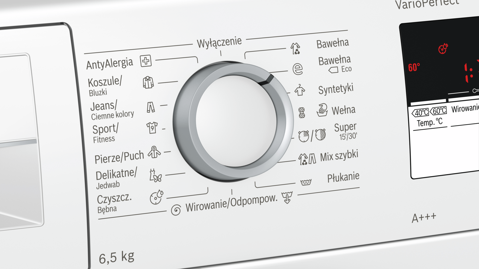 Symboles du lave-linge - signification des fonctions supplémentaires