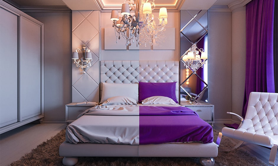 Dormitorio morado