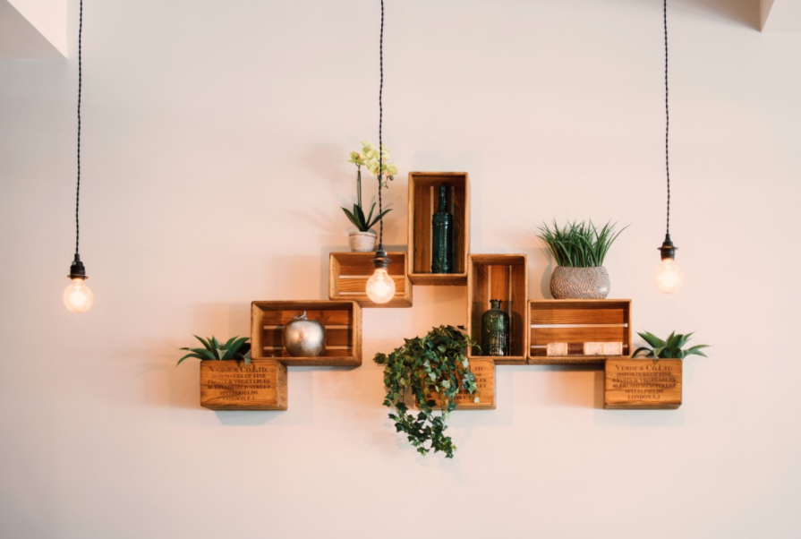 Urban jungle interior - wall decor